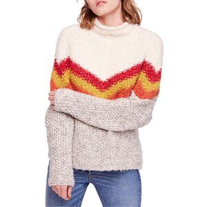 Free People, Turn Around Tunic, Ivory Combo, Size Small, NWT